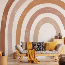 Load image into Gallery viewer, Boho Style Extra Large Fabric Watercolor Rainbow Wall Stickers - Decor Home