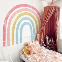 Load image into Gallery viewer, Extra Large Fabric Multicoloured Rainbow Wall Stickers - Decor Home