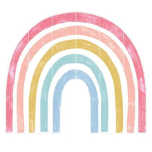 Load image into Gallery viewer, Extra Large Fabric Multicoloured Rainbow Wall Stickers - Decor Home