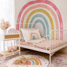 Load image into Gallery viewer, Extra Large Fabric Multicoloured Rainbow Wall Stickers - Decor Home