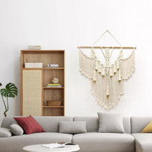 Load image into Gallery viewer, Extra Large Size Handmade Bohemian Macrame Tassel Wall Hanging - Decor Home