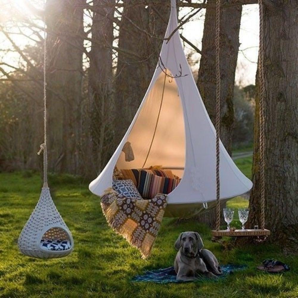 hanging tent Extra Large Outdoor Camping Cocoon Hammock Tree Hamaca Tent (180x150cm)