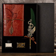 Load image into Gallery viewer, Feather Dip Pen Calligraphy Quill Pen Set Gift Box - Decor Home
