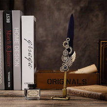 Load image into Gallery viewer, Feather Dip Pen Calligraphy Quill Pen Set Gift Box - Decor Home