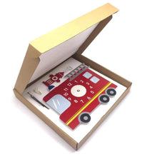 Load image into Gallery viewer, Fire Truck Kid's Room Wall Clock - Decor Home