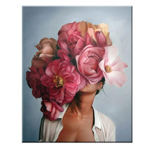 Load image into Gallery viewer, Floral Girls Wall Art Prints - 3 Pcs Set - Decor Home