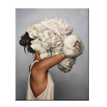 Load image into Gallery viewer, Floral Girls Wall Art Prints - 3 Pcs Set - Decor Home