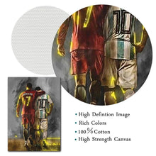 Load image into Gallery viewer, Football Legends Canvas Print Wall Art (70x100cm) - Decor Home