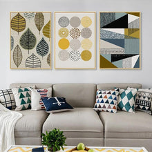 Load image into Gallery viewer, Geometric Wall Art Prints - 3 Pcs Set (60x80cm) - Decor Home
