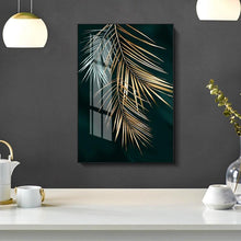 Load image into Gallery viewer, Golden Black Leaf Wall Art Prints (60x80cm) - Decor Home