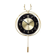 Load image into Gallery viewer, Deer Head Metal Luxury Wall Clock - Decor Home