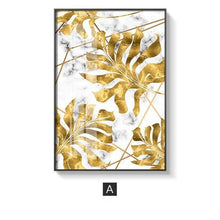 Load image into Gallery viewer, Leaves Art Canvas Prints - 3 Pcs Set (60x80cm) - Decor Home