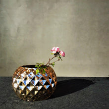 Load image into Gallery viewer, Round Golden Vase - Decor Home