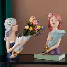 Load image into Gallery viewer, Elegant Girl Vase - Decor Home