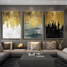 Load image into Gallery viewer, Gorgeous Golden Abstract Canvas Prints - Decor Home