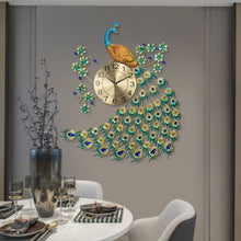 Load image into Gallery viewer, Gorgeous Large Peacock Wall Clock - Fansee Australia
