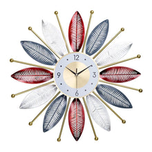 Load image into Gallery viewer, Round Handmade Sunflower Large Wall Clock - Decor Home