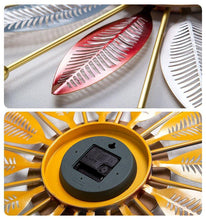 Load image into Gallery viewer, Round Handmade Sunflower Large Wall Clock - Decor Home