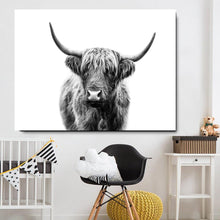 Load image into Gallery viewer, Adorable Highland Cow Canvas Prints (75x100cm) - Decor Home