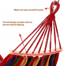 Load image into Gallery viewer, Portable Canvas Hammocks Indoor Outdoor - Decor Home