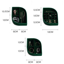 Load image into Gallery viewer, Elegant Green Leaf Shape Jewellery Box - Decor Home