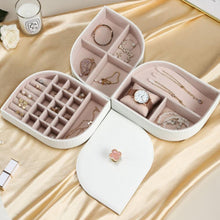 Load image into Gallery viewer, Luxurious White Leaf Shape Jewellery Box - Decor Home