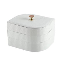 Load image into Gallery viewer, Luxurious White Leaf Shape Jewellery Box - Decor Home