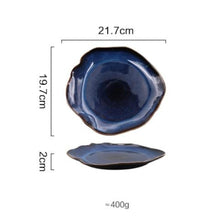 Load image into Gallery viewer, Handmade Blue Dinner Set (4 Pcs Set) - Decor Home