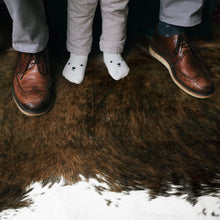 Load image into Gallery viewer, Large Size Artificial Dark Brown Cowhide Rug - Decor Home