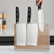 Load image into Gallery viewer, Large Double-Sided Magnetic Knife Holder Block - Decor Home