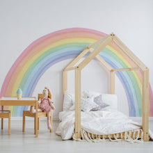 Load image into Gallery viewer, Large Fabric Multicoloured Rainbow Mural Wall Stickers - Decor Home