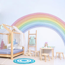 Load image into Gallery viewer, Large Fabric Multicoloured Rainbow Mural Wall Stickers - Decor Home