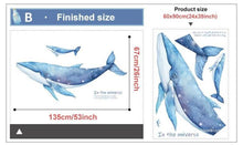 Load image into Gallery viewer, Watercolour Humpback Whale Wall Stickers - Decor Home