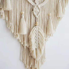 Load image into Gallery viewer, Handmade Large Boho Chic Macrame Tassel Wall Hanging - Decor Home