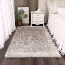 Load image into Gallery viewer, Large Shaggy Faux Fur Sheepskin Rug (120x180cm) - Decor Home