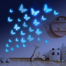 Load image into Gallery viewer, Magical Luminous Butterfly Glow In Dark Wall Stickers - Decor Home