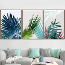 Load image into Gallery viewer, Colourful Leaves Wall Art Canvas Prints (50x70cm) - Decor Home