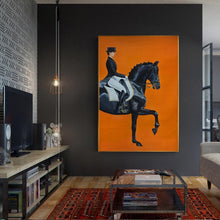 Load image into Gallery viewer, Horse Riding Wall Art Canvas Prints (60x86cm) - Decor Home