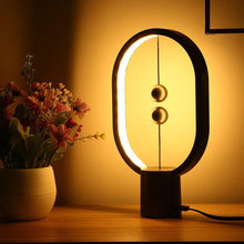 Load image into Gallery viewer, Black Magnetic Touch Control Oval Shape Smart LED Lamp - Decor Home