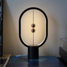 Load image into Gallery viewer, Black Magnetic Touch Control Oval Shape Smart LED Lamp - Decor Home