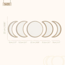 Load image into Gallery viewer, Phase Of The Moon Mirror Set - Decor Home
