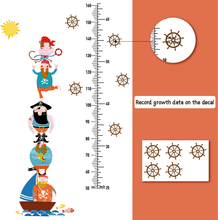 Load image into Gallery viewer, Growth Chart Wall Stickers - Pirates - Decor Home