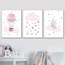 Load image into Gallery viewer, Pretty Star Wall Art Canvas Prints - 3 Pcs Set (50x70cm) - Decor Home