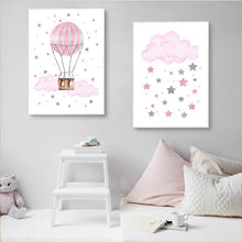 Load image into Gallery viewer, Pretty Star Wall Art Canvas Prints - 3 Pcs Set (50x70cm) - Decor Home