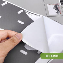 Load image into Gallery viewer, Peel and Stick Fabric Wall Stickers - Purple Mountains - Decor Home