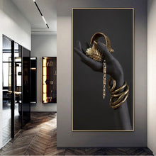 Load image into Gallery viewer, Raising Hand Wall Art Canvas Prints (70x140cm) - Decor Home