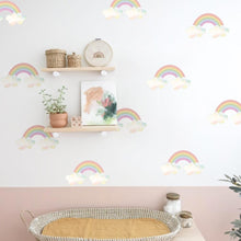 Load image into Gallery viewer, Removable Rainbow Clouds Wall Decals - Decor Home