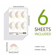 Load image into Gallery viewer, Removable Rainbow Clouds Wall Decals - Decor Home