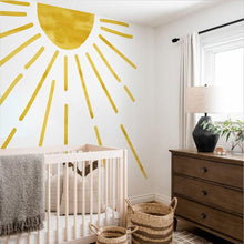 Load image into Gallery viewer, Large Sun Fabric Wall Decals - Decor Home