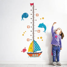 Load image into Gallery viewer, Growth Chart Wall Stickers - Sailboat - Decor Home